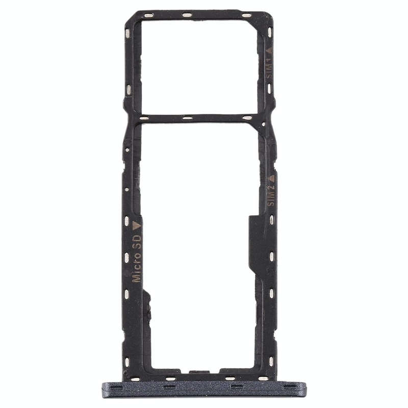 SIM Card Tray + SIM Card Tray + Micro SD Card Tray for Asus Zenfone Live L1 ZA550KL X00RD(Black)