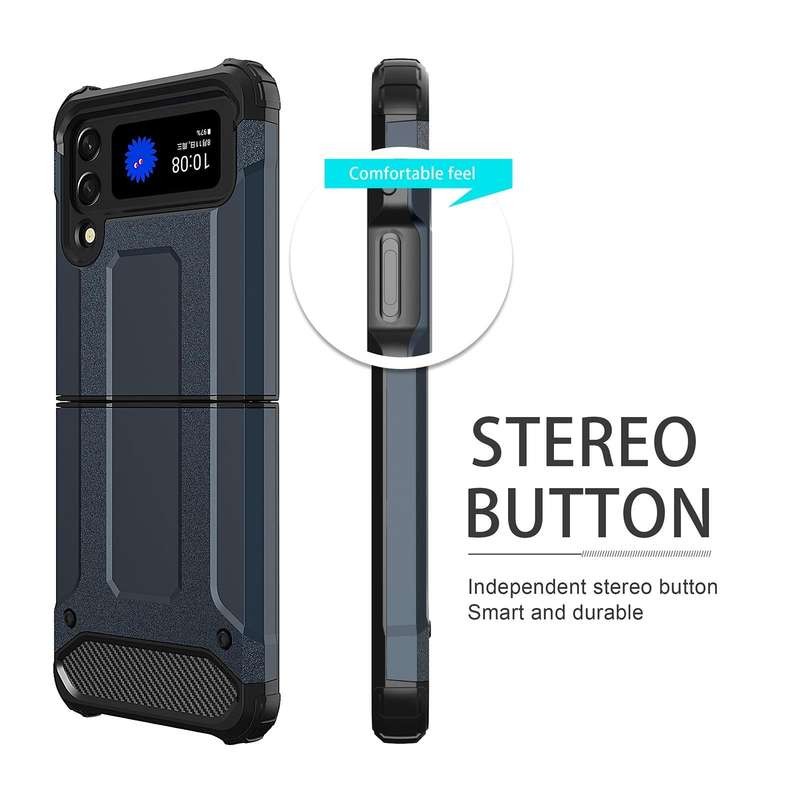 For Samsung Galaxy Z Flip3 5G Magic Armor TPU + PC Phone Case(Black)