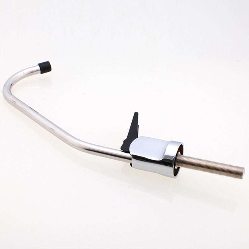 Kitchen Water Purifier Copper Single Cold Basin Gooseneck Shape Faucet(Silver)