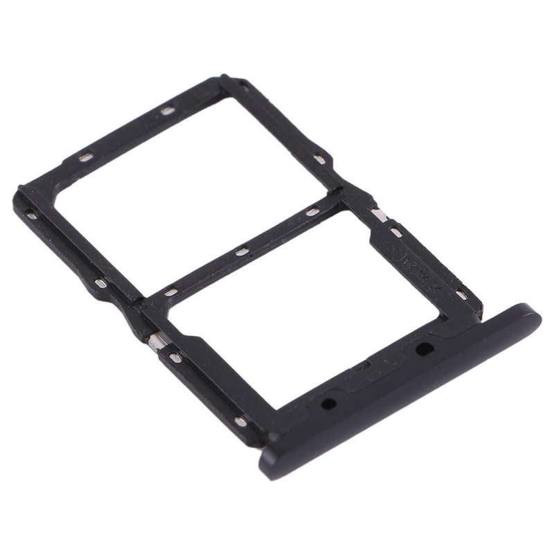 SIM Card Tray + NM Card Tray for Huawei Nova 5 (Black)