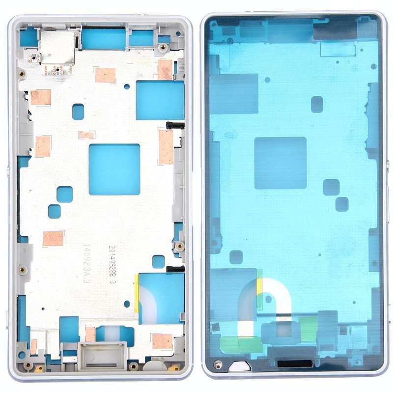 Front Housing LCD Frame Bezel Plate for Sony Xperia Z3 Compact / D5803 / D5833(White)