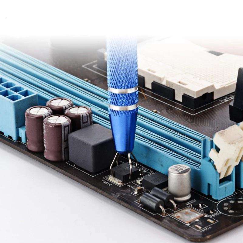 JIAFA JF-620 IC Chip Extractor Remover Tool BGA Electronic Component Puller(Blue)