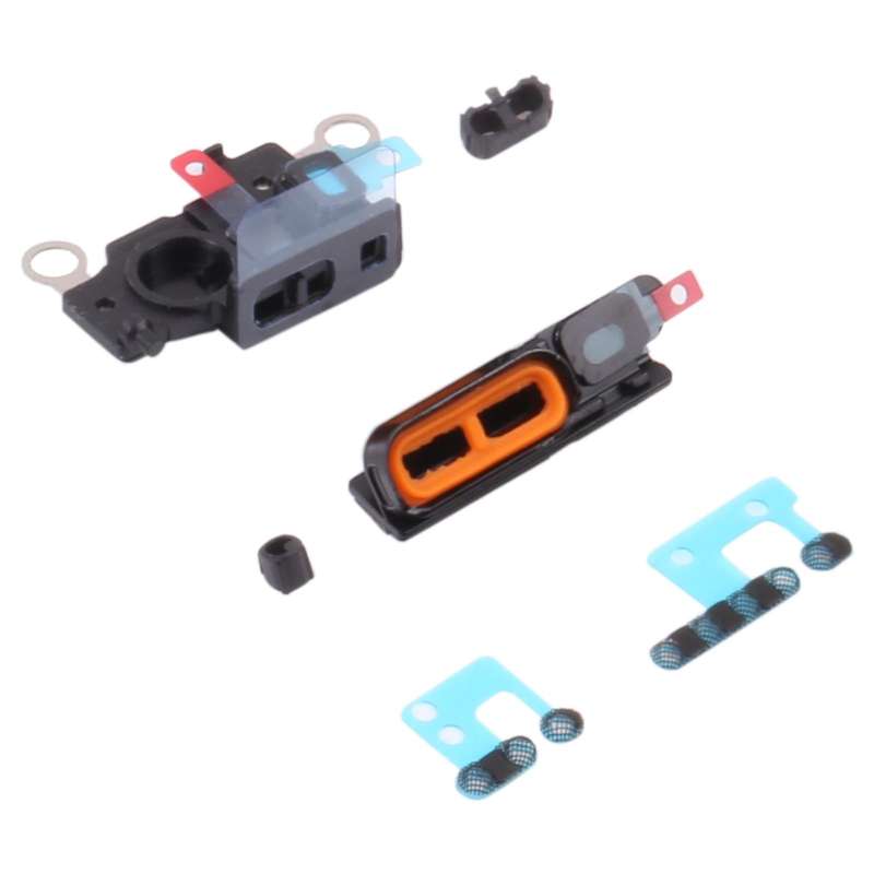 10 PCS Speaker Dustproof Mesh with Frame for iPhone 12 Pro(Black)