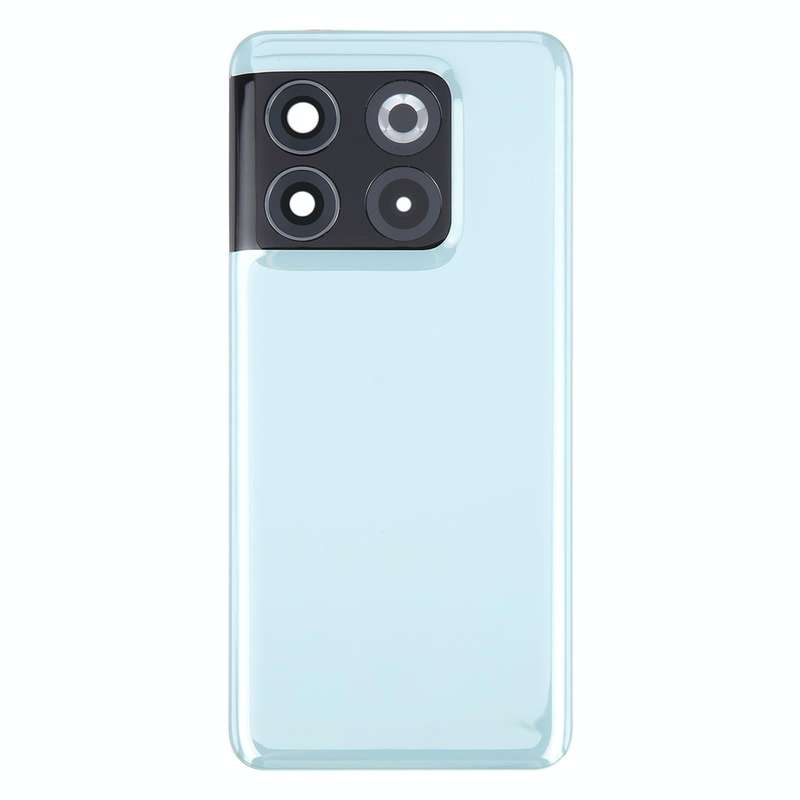 For OnePlus 10T Battery Back Cover with Camera Lens Cover(Green)