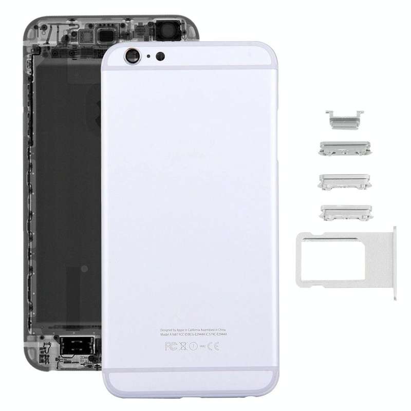 5 in 1 for iPhone 6s Plus (Back Cover + Card Tray + Volume Control Key + Power Button + Mute Swit...