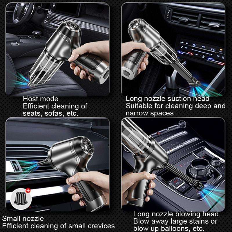 SUITU Car Wireless Wet And Wet Charging Handheld Vacuum Cleaner, Style: Basic