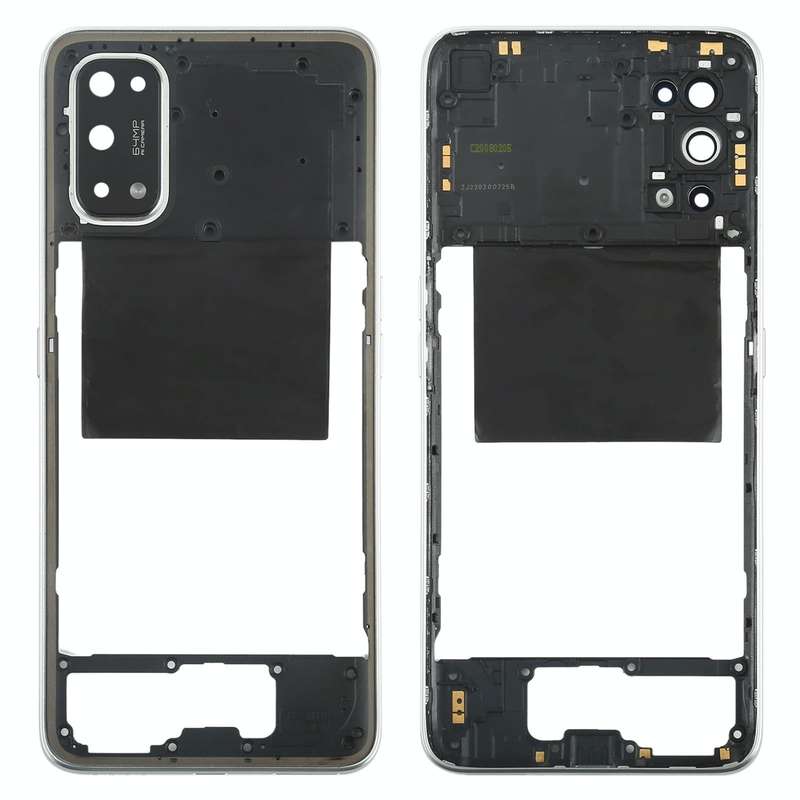 For OPPO Realme X7 Middle Frame Bezel Plate (White)