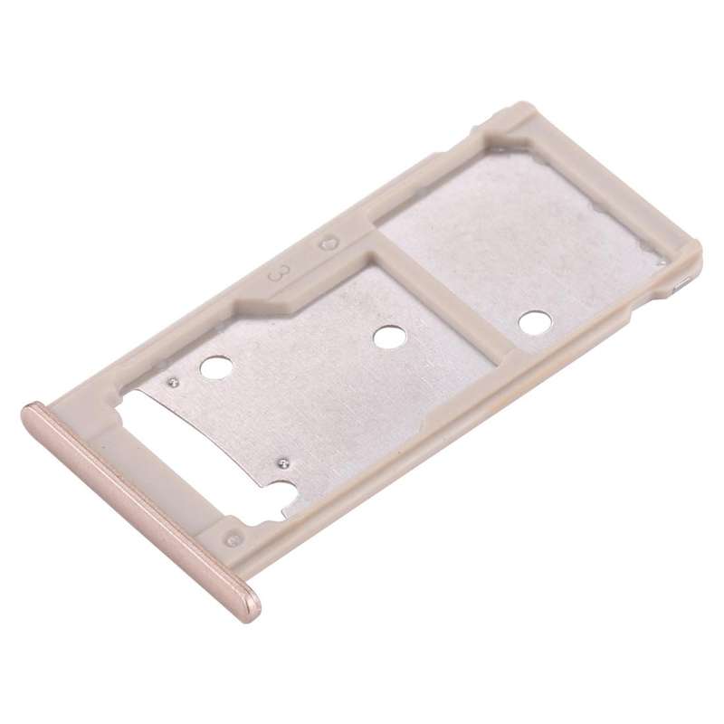 For Huawei Enjoy 7 Plus / Y7 Prime SIM Card Tray & SIM / Micro SD Card Tray(Gold)