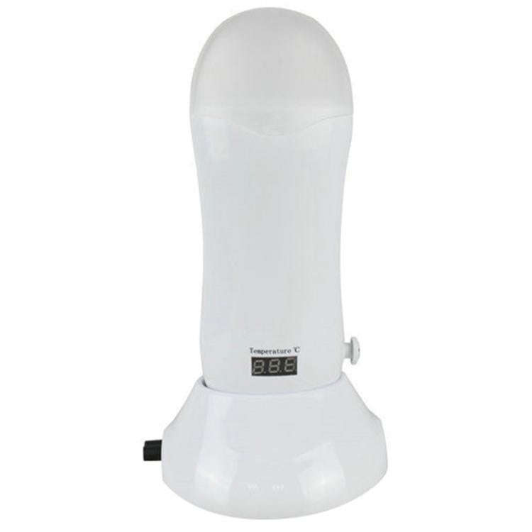 Portable Manual Thermostat Wax Machine Hair Removal Wax Bean Heater, EU Plug(White)