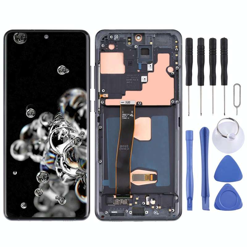 Original Super AMOLED LCD Screen for Samsung Galaxy S20 Ultra 4G/S20 Ultra 5G Digitizer Full Asse...