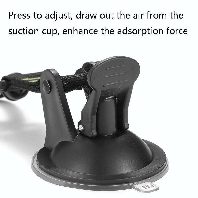 3 PCS Car Tent Suction Cup Home Users Outside Travel Portable Suction Cup Hook Round Carabiner(Red)