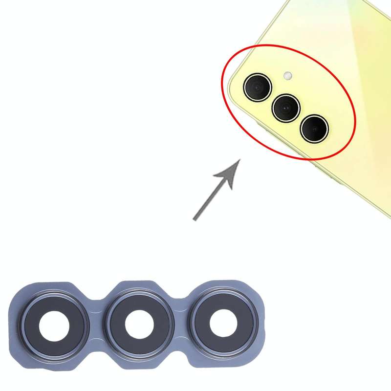 For Samsung Galaxy A35 SM-A356B 10pcs Original Rear Camera Lens Cover(Blue)