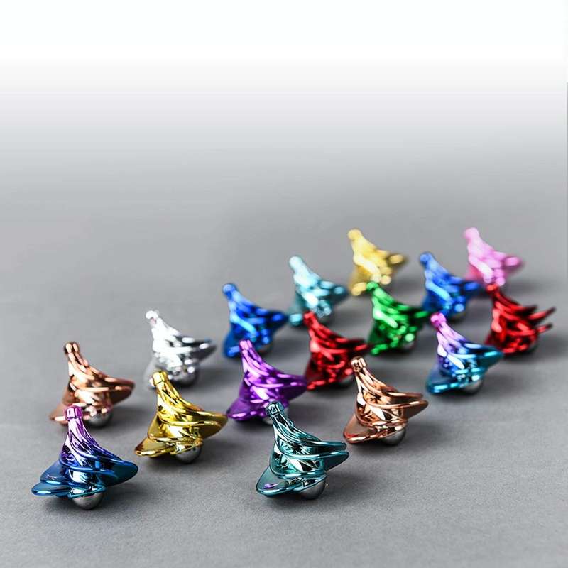 Air Aerodynamic Wind Gyroscope Blown Spin Silent Stress Relief Toys WinSpin Wind Fidget Spinner(G...