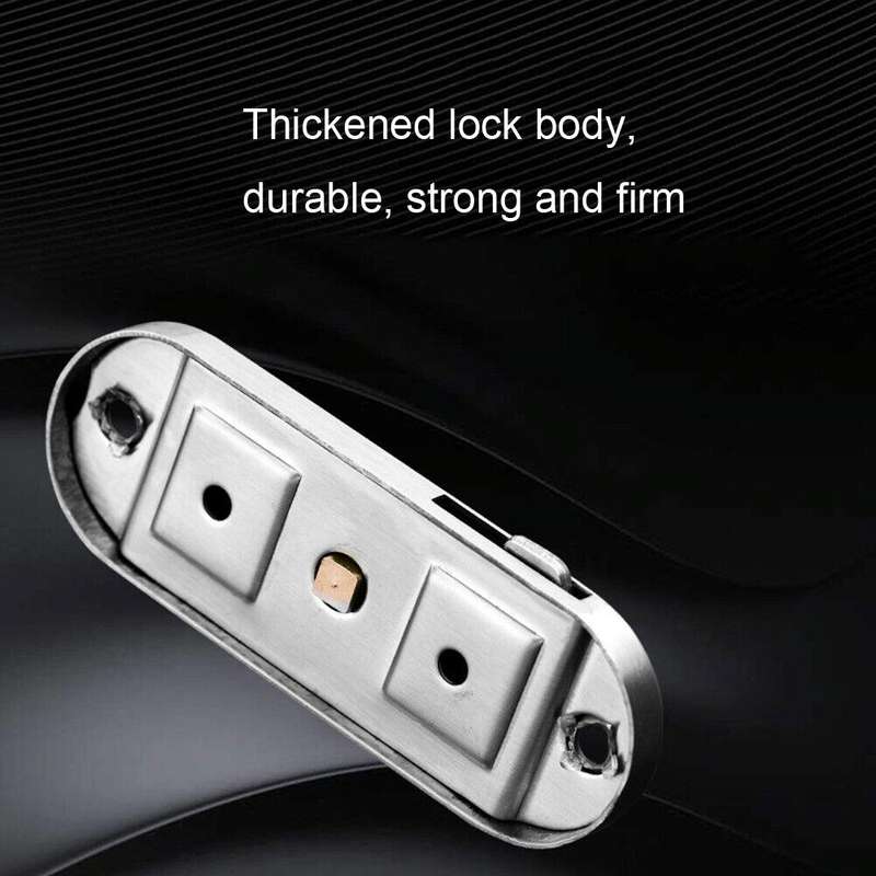 Zinc Alloy Slot-free / Punching 90 Degrees Right Angle Migration Door Hook Lock