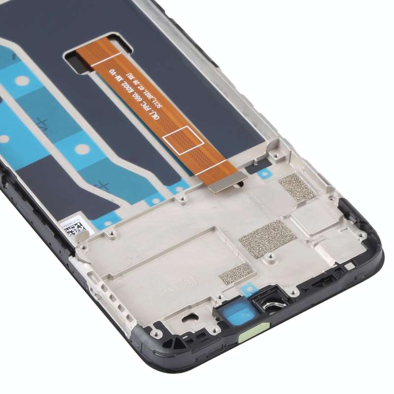 For Realme Narzo 50A 4G RMX3430 OEM LCD Screen Digitizer Full Assembly with Frame