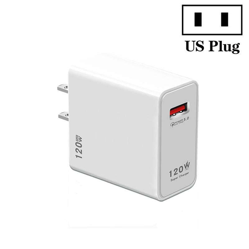 120W USB Super Fast Charging Charger Suitable for Xiaomi 12 / 12 Pro and Huawei / vivo, Plug Size...