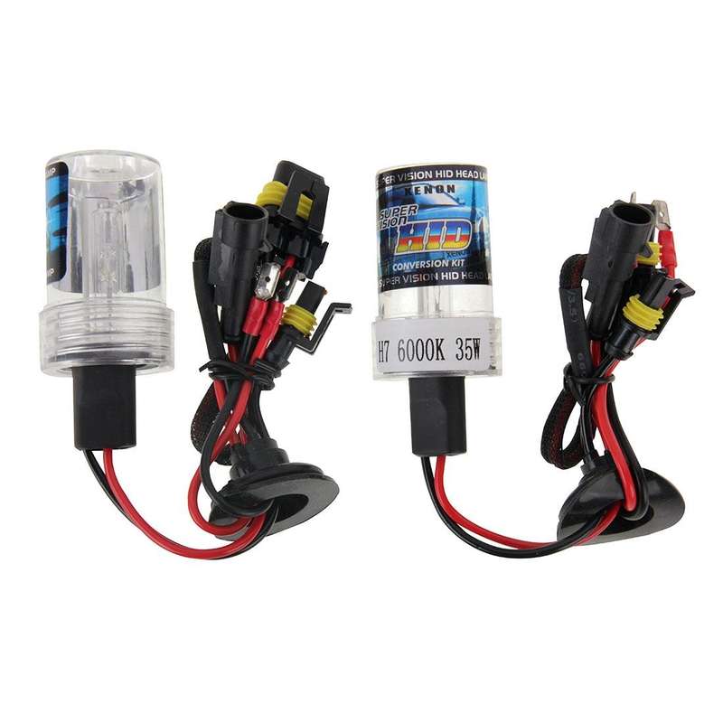 DC12V 35W H7 HID Xenon Light Single Beam Super Vision Waterproof Head Lamp, Color Temperature: 60...