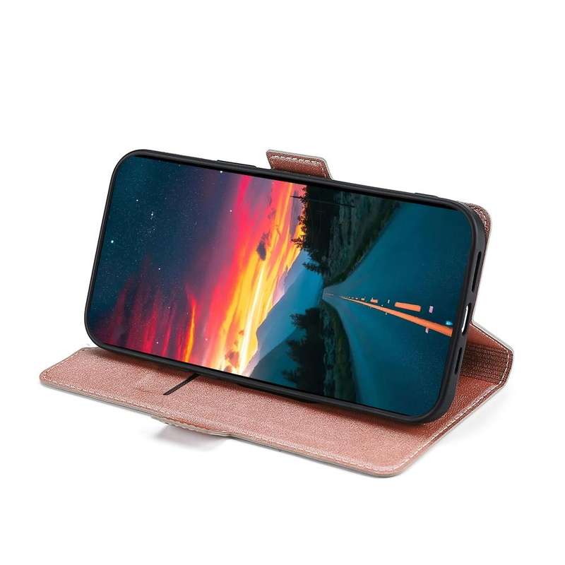For Sony Xperia Pro-I Ultra-thin Voltage Side Buckle Flip Leather Case(Rose Gold)