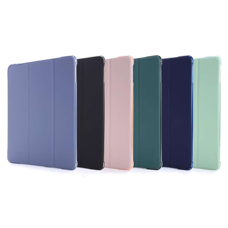 For iPad 9.7 (2018) & (2017) Airbag Horizontal Flip Leather Case with Three-fold Holder & Pen Hol...