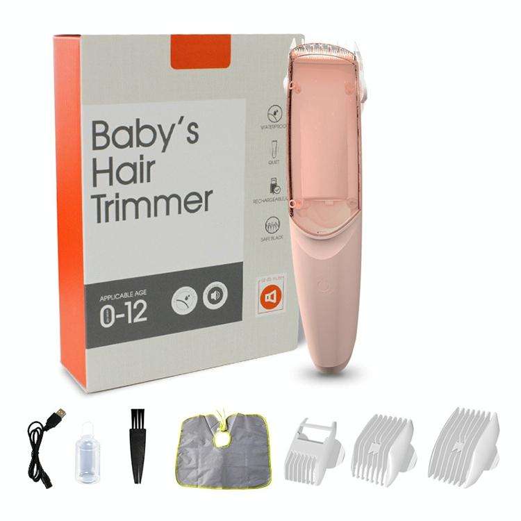Household Baby Children's Rechargeable Electric Push Shaving Head Hair Clipper(Green)
