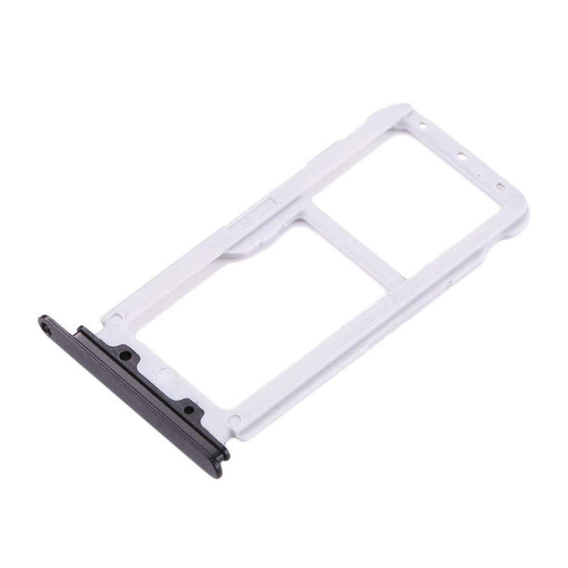 For Huawei nova 2 SIM Card Tray & SIM / Micro SD Card Tray(Black)