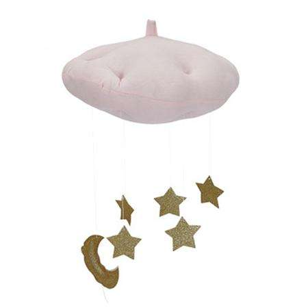 Baby Nursery Ceiling Mobile Party Decoration Clouds Moon Stars Hanging Decorations Kids Room Deco...