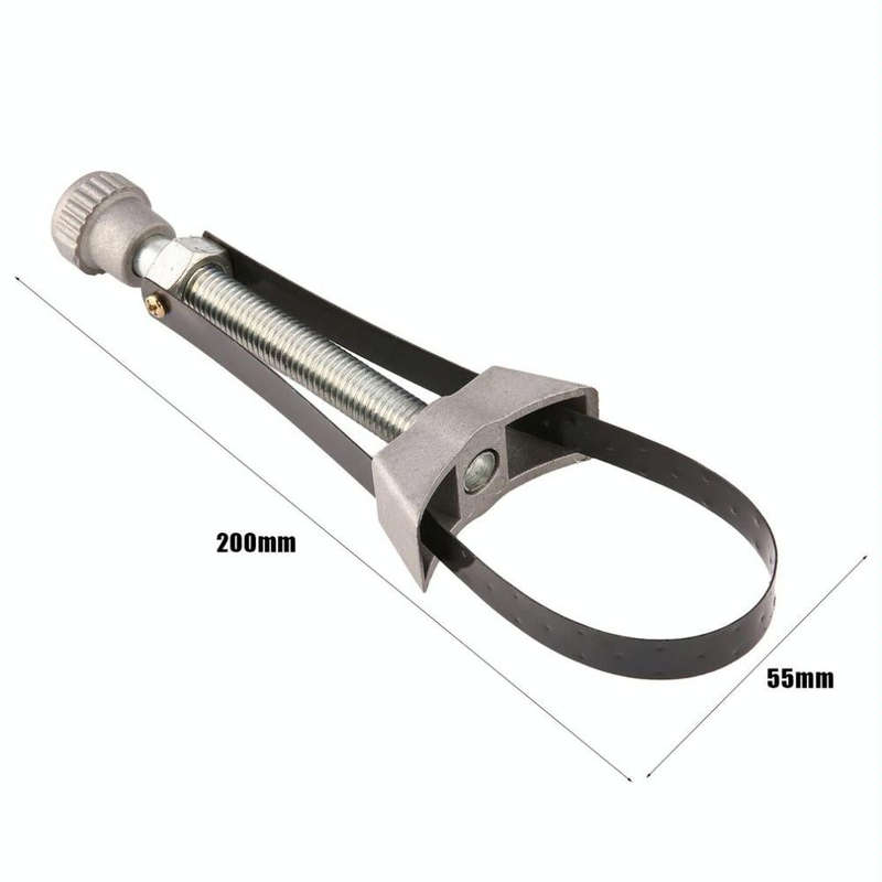 Car Auto Oil Filter Removal Tool Strap Wrench Diameter Adjustable 60mm To 120mm