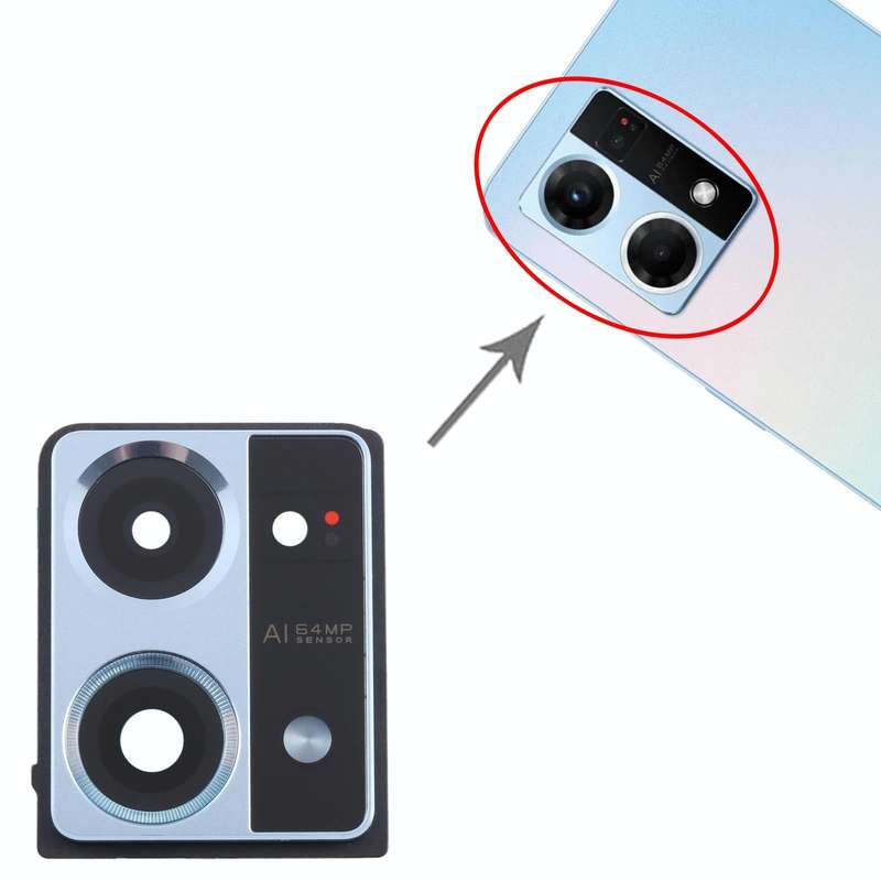 For OPPO Reno7 4G Original Camera Lens Cover (Blue)