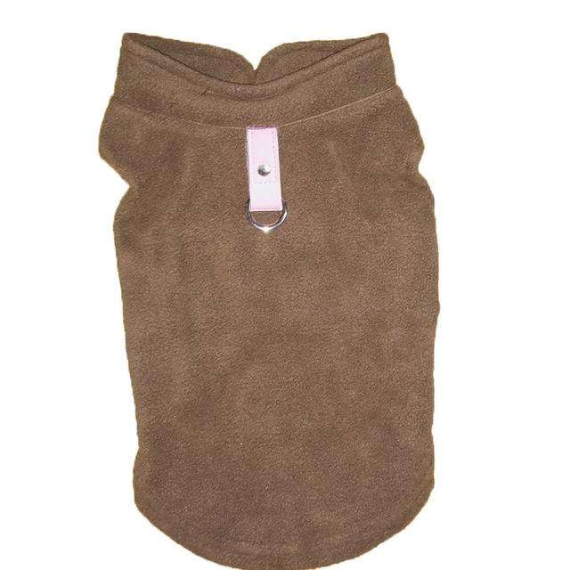 Winter Polar Flannel Pet Clothes French Bulldog Coat Pug Costumes Jacket for Dogs for Puppy Dogs,...
