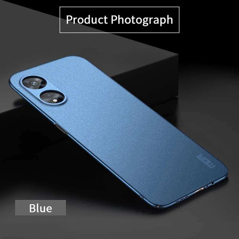 For OPPO A97 5G MOFI Frosted PC Ultra-thin Hard Phone Case(Blue)