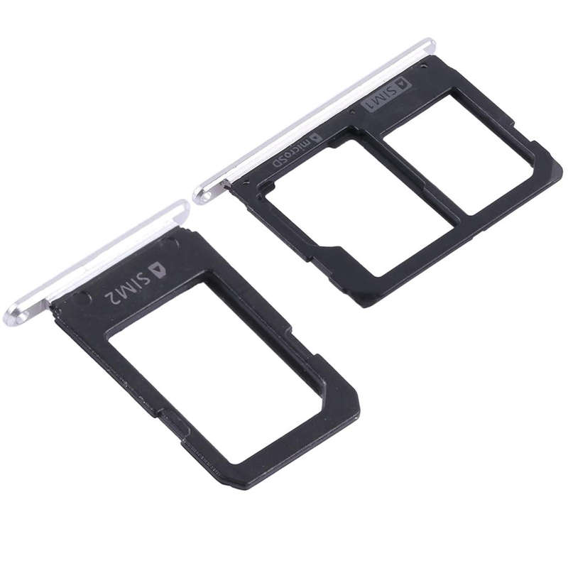 For Galaxy A5108 / A7108 2 SIM Card Tray + Micro SD Card Tray (White)