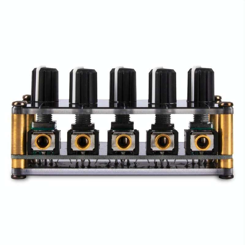Portable 4-Way Stereo Line Passive Mixer Console(TX400)