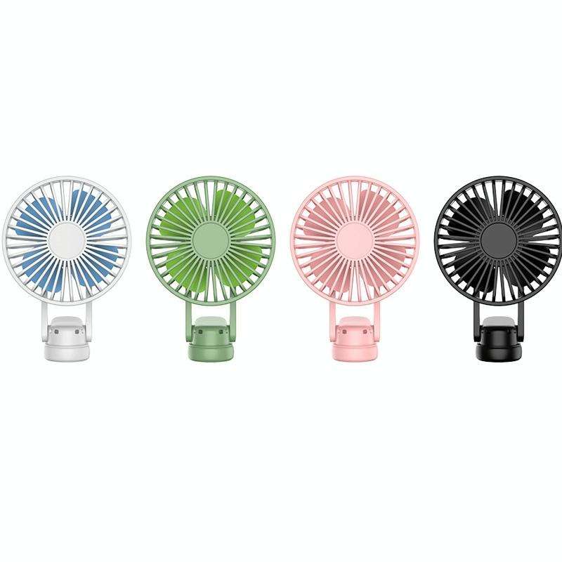 F1 USB Portable Lazy Hanging Neck Fan Mini Folding Handheld Fan(White)