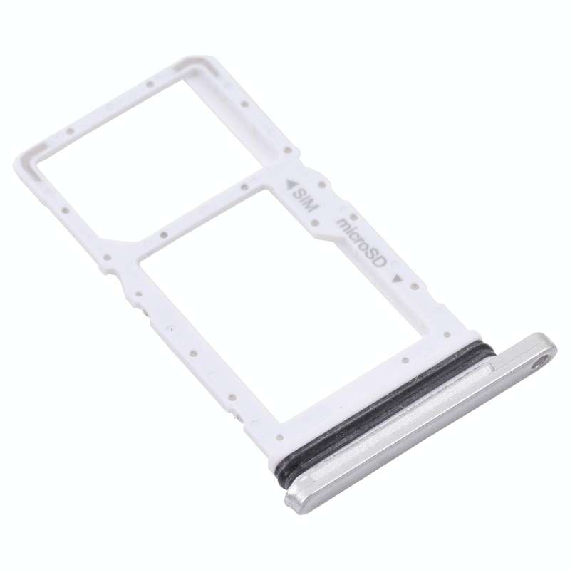 For Samsung Galaxy Tab A7 10.4 (2020) SM-T505 SIM Card Tray + Micro SD Card Tray (White)