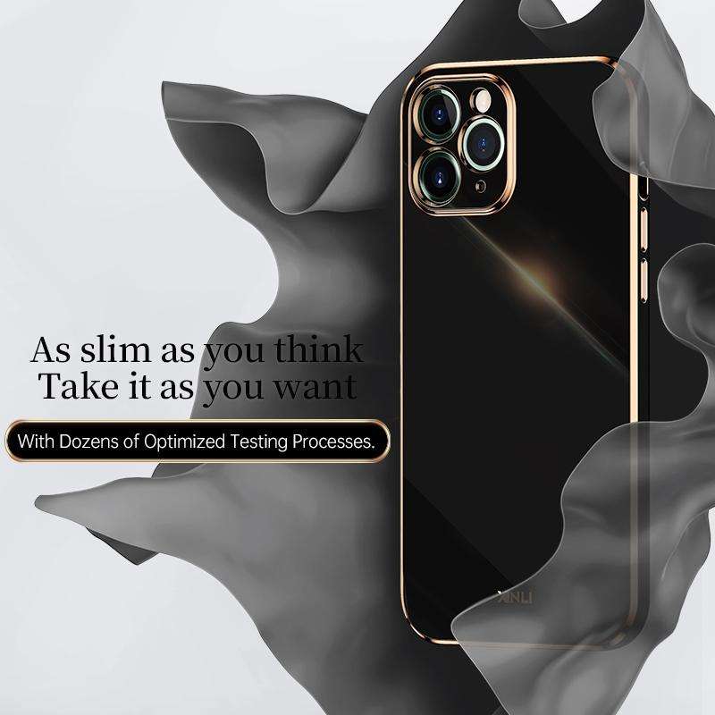 For iPhone 11 Pro XINLI Straight 6D Plating Gold Edge TPU Shockproof Case (Cherry Purple)