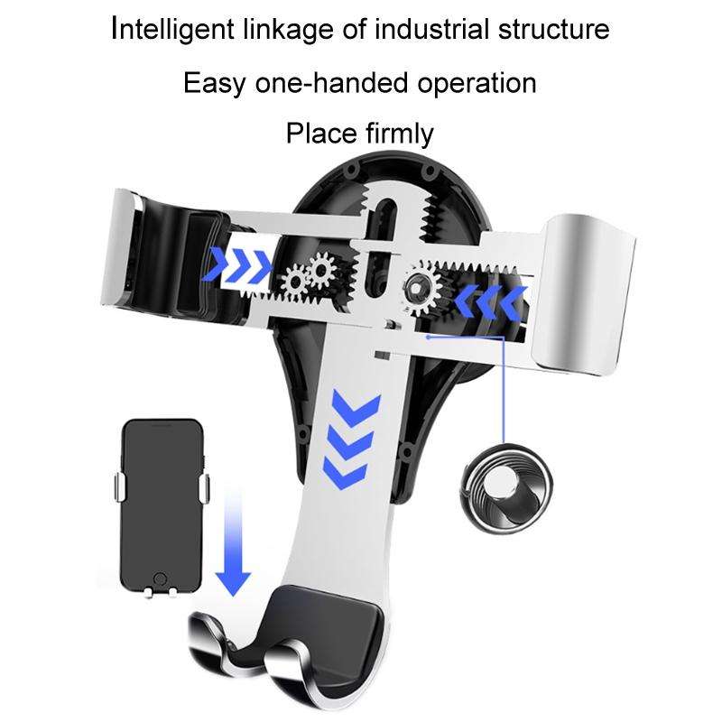 For Audi Car Strong Magnetic Phone Holder(A3/S3 Stand 1 Silver)
