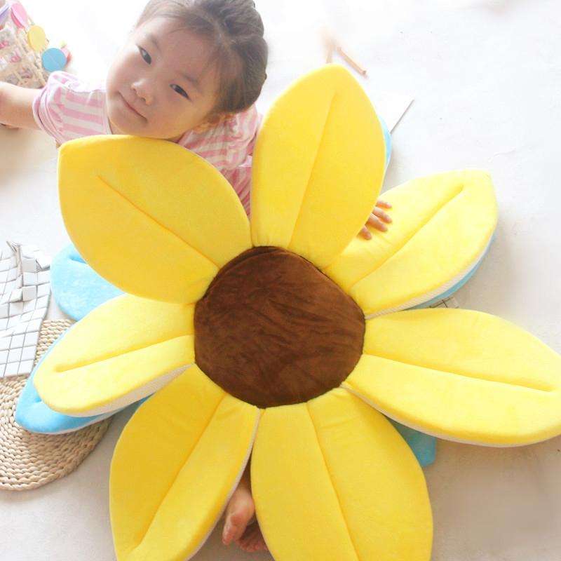Foldable Bathtub Blooming Sink Lotus Flower Bath Mat Pad for Newborn Baby, Size: 80cm x 80cm x 5c...