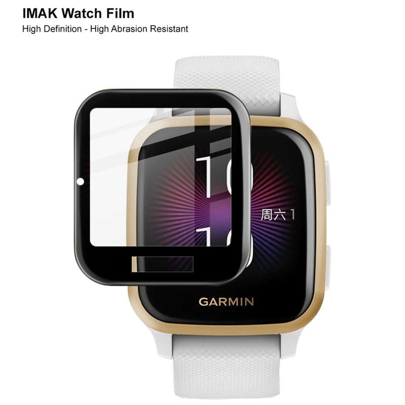 For Garmin Venu SQ IMAK HD High Transparent Wear-resistant Watch Screen Protective Film
