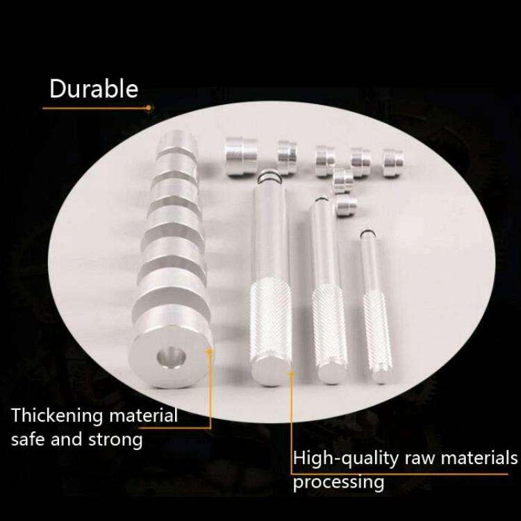 17 In 1 Small Aluminum Alloy Bearing Disassembly Tool Bearing Installation Extractor(Blue)
