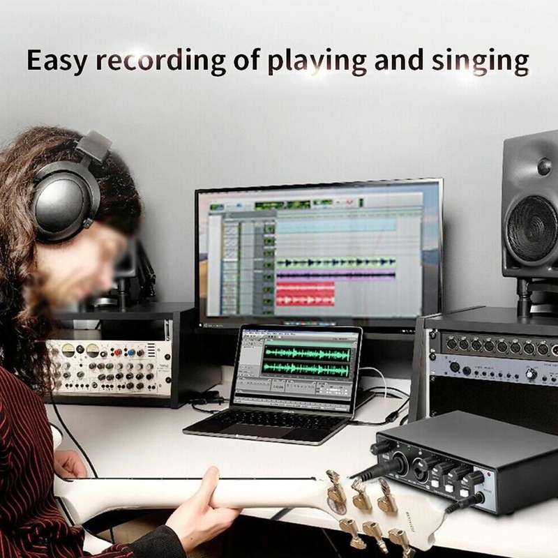 XTUGA M-22D Audio Interface Professional Sound Card