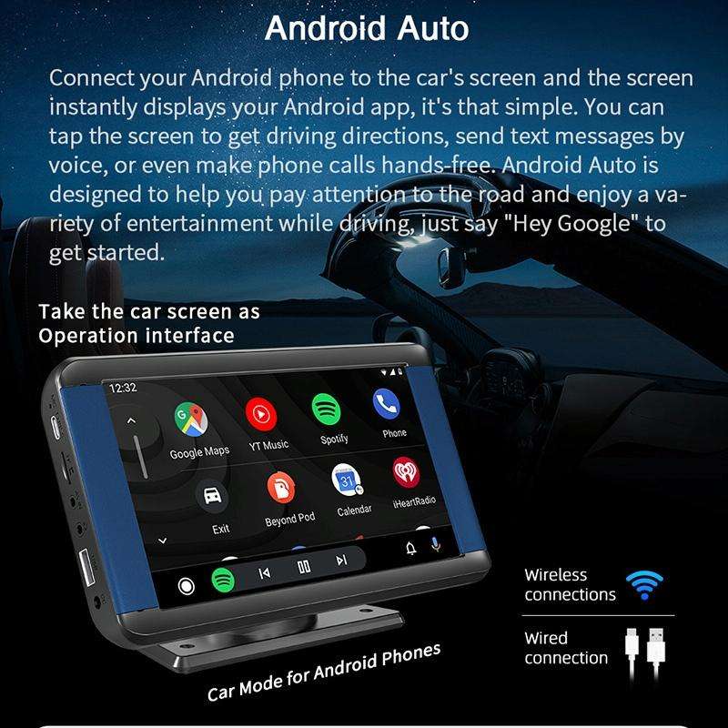 B300C 7 inch Car MP5 Player Carplay Mobile Phone Internet Tablet Monitor
