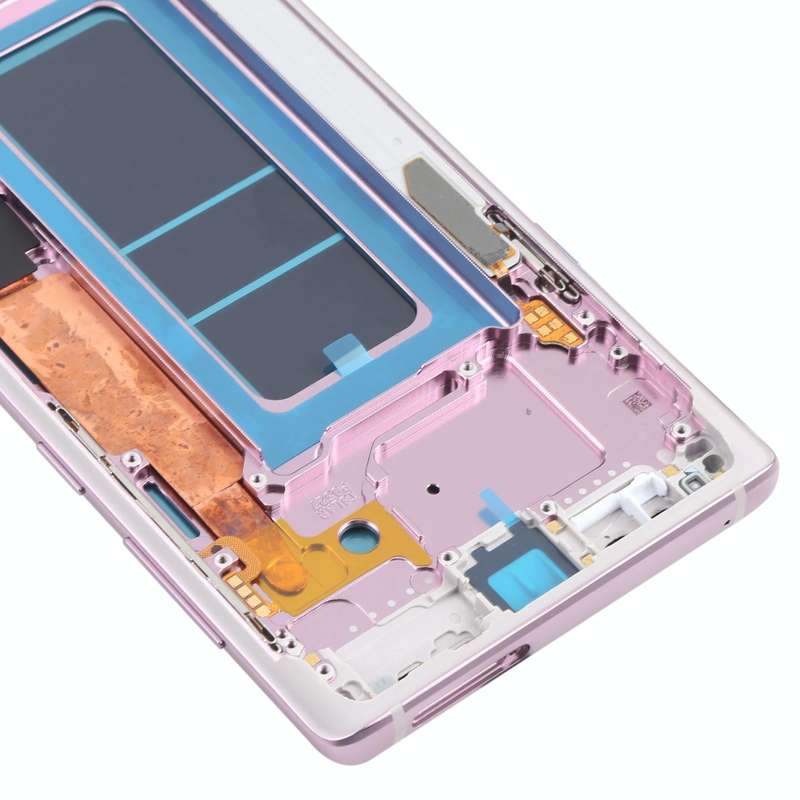 OLED LCD Screen for Samsung Galaxy Note9 SM-N960 Digitizer Full Assembly with Frame (Purple)
