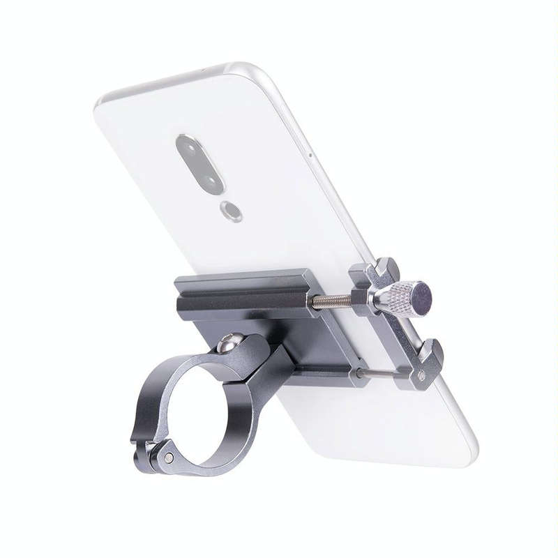 ZTTO Mountain Bike Bicycle Phone Holder Handlebar Frame Motorcycle Riding Bracket (Silver)