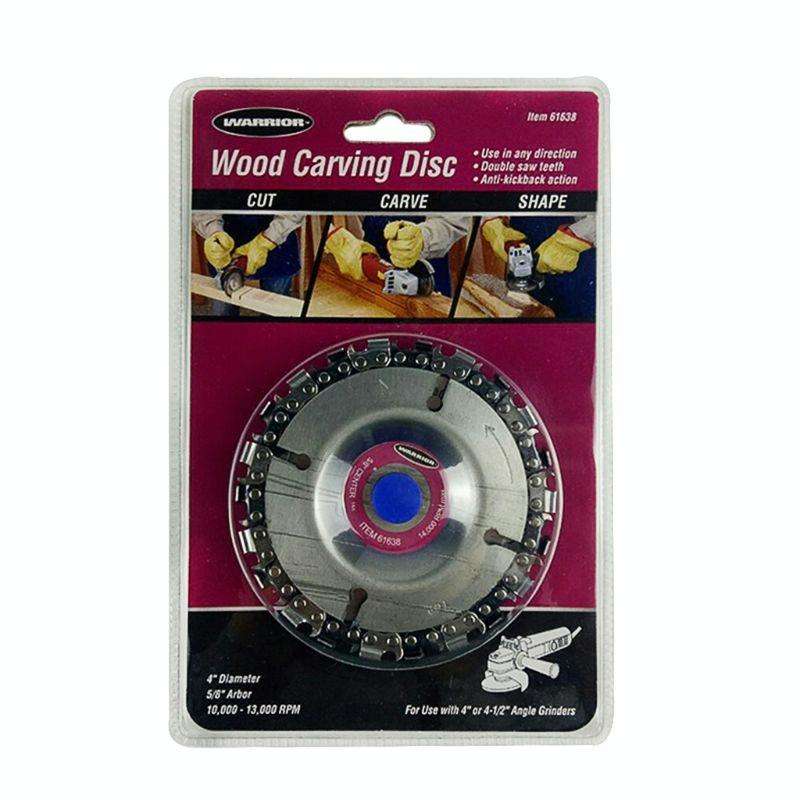 4 inch Disc Grinder and Chain 22 Tooth Fine Cut Chain for 100/115 Angle Grinder