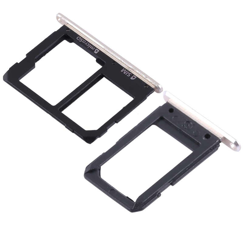 For Galaxy A5108 / A7108 2 SIM Card Tray + Micro SD Card Tray (Gold)