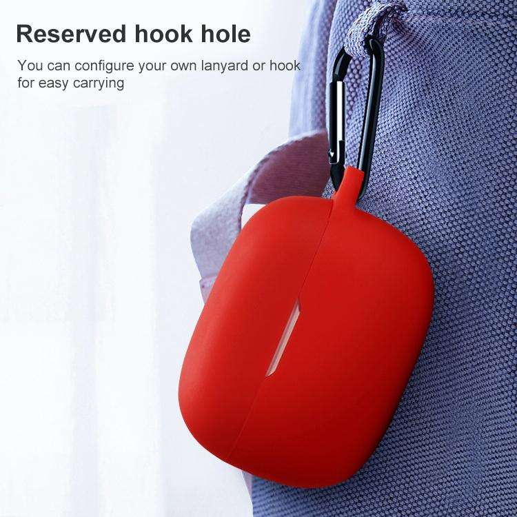 For JBL Wave 200TWS Silicone Earphone Protective Case(White)