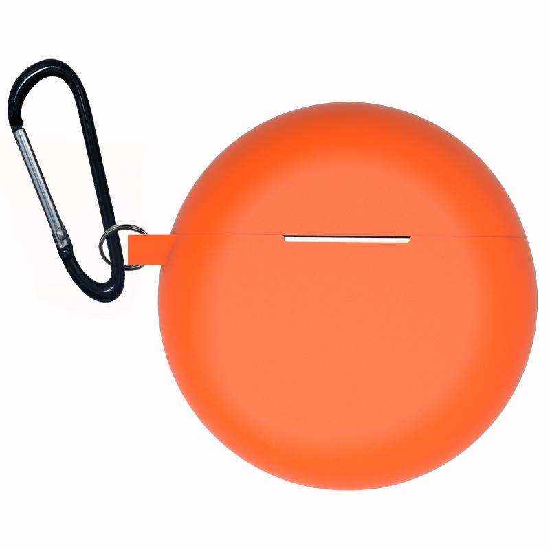 For Huawei FreeBuds 3 Silicone Wireless Bluetooth Earphone Protective Case Storage Box(Orange)
