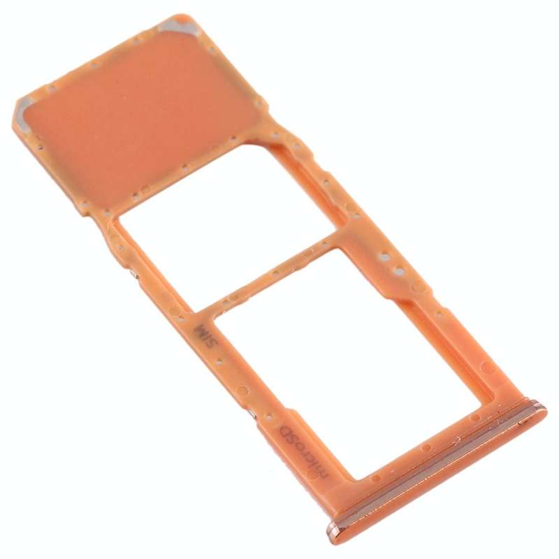 For Galaxy A70 SIM Card Tray + Micro SD Card Tray (Orange)