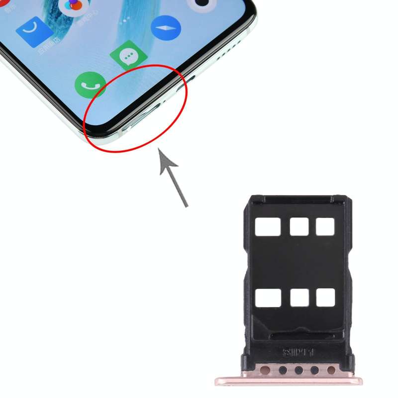 For Meizu 17 / 17 Pro  SIM Card Tray + SIM Card Tray (Gold)