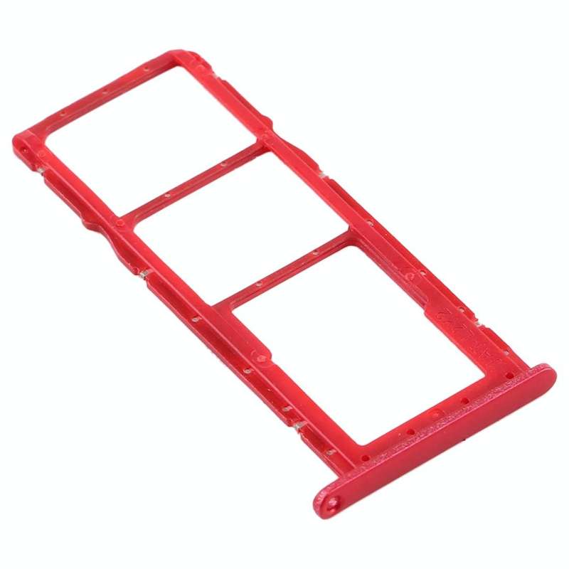 SIM Card Tray + SIM Card Tray + Micro SD Card Tray for Huawei Honor 8A Pro (Red)